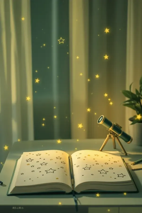 笔记里的星空 竖版海报